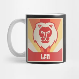 Leo – Vintage Astrology Zodiac Sign Mug